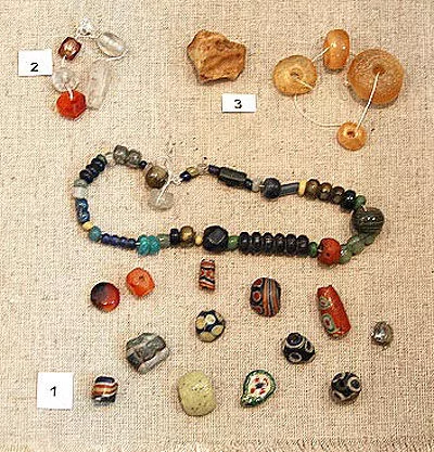 Viking Age glass beads from Staraya Ladoga
image: www.museum.ru